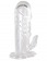 Прозрачная гелевая насадка с клиторальным отростком - 13 см. - Toyfa Basic - в Нальчике купить с доставкой Прозрачная гелевая насадка с клиторальным отростком - 13 см. - Toyfa Basic - в Нальчике купить с доставкой