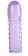 Насадка гелевая фиолетовая с точками, шипами и наплывами - 13,5 см. - Toyfa Basic - в Нальчике купить с доставкой