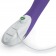 Фиолетовый вибратор Mystim Elegant Eric - 27 см. - MyStim