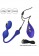 Фиолетовые виброшарики с электростимуляцией Impulse Intimate E-Stimulator Dual Kegel - California Exotic Novelties - купить с доставкой в Нальчике