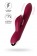 Бордовый вибратор-кролик Sangra - 20,5 см. - ToyFa купить в Нальчике с доставкой в Orgasmix.ru Бордовый вибратор-кролик Sangra - 20,5 см. - ToyFa