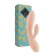 Бежевый вибратор-кролик Lea Rabbit Vibrator - 20,2 см. - FeelzToys