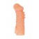 Телесная закрытая насадка с шершавой головкой Cock Sleeve Size S - 13,8 см. - KOKOS - в Нальчике купить с доставкой