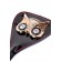 Чёрный стек с совой на кожаном наконечнике - 24 см. - ToyFa - купить с доставкой в Нальчике