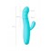 Голубой вибратор-ротатор с клиторальной стимуляцией Merry-Swi - 20,7 см. - JOS купить в Нальчике с доставкой в Orgasmix.ru Голубой вибратор-ротатор с клиторальной стимуляцией Merry-Swi - 20,7 см. - JOS