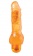 Оранжевый вибратор-реалистик JELLY JOY 7INCH 10 RHYTHMS ORANGE - 17,5 см. - Dream Toys купить в Нальчике с доставкой в Orgasmix.ru Оранжевый вибратор-реалистик JELLY JOY 7INCH 10 RHYTHMS ORANGE - 17,5 см. - Dream Toys